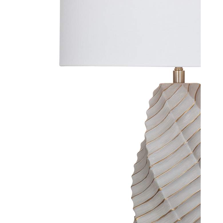Image 3 Vanessa 29" High Gray And Antique Brass Table Lamp more views