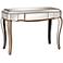 Vanessa Antique Gold Mirrored Console Table