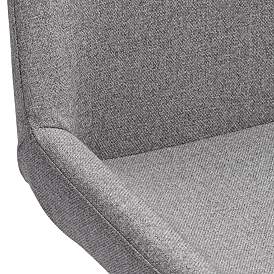 Image5 of Vanguard Gray Adjustable Barstool with Hanging Footrest more views