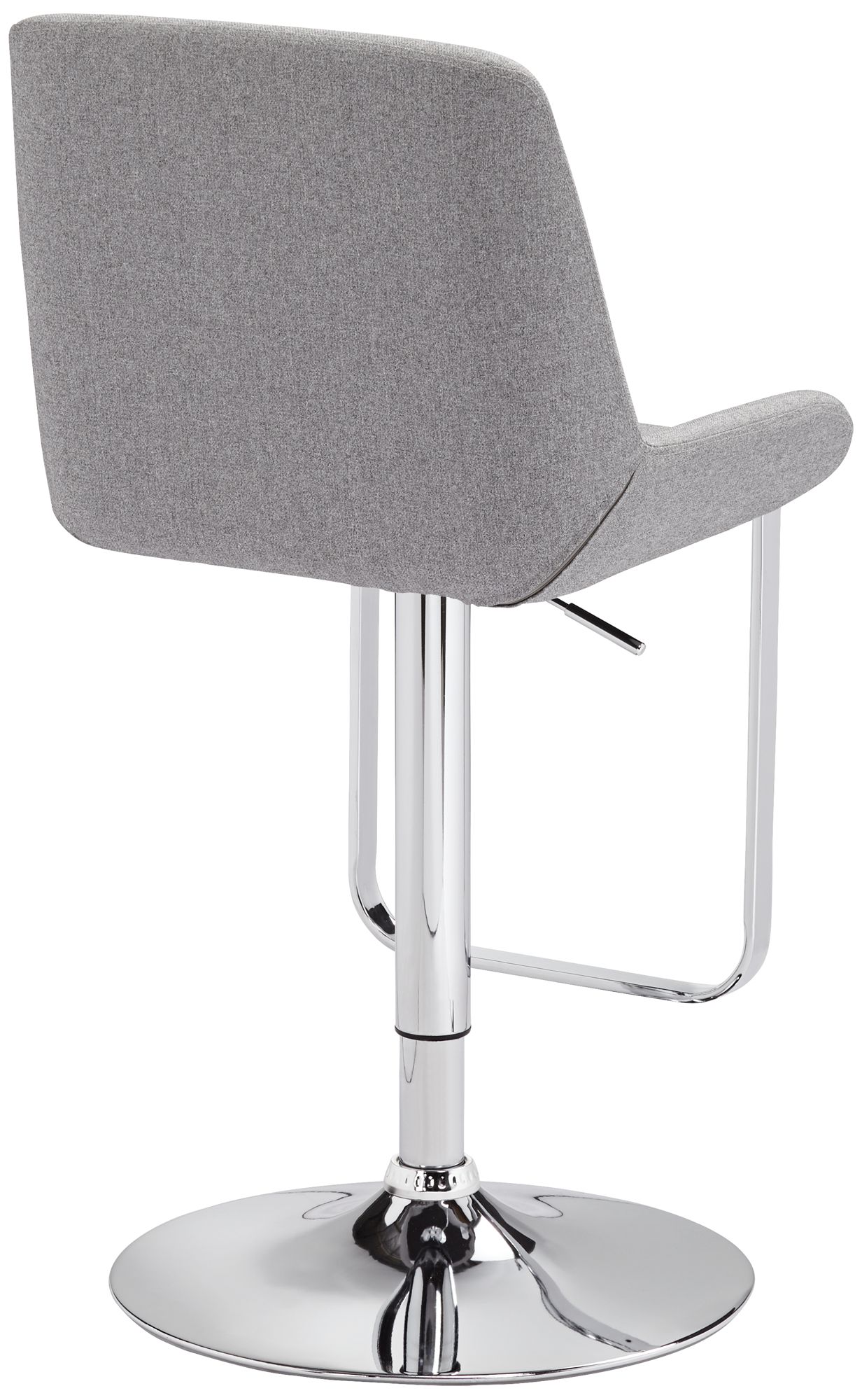 Vanguard Gray Adjustable Barstool with Hanging Footrest in scene