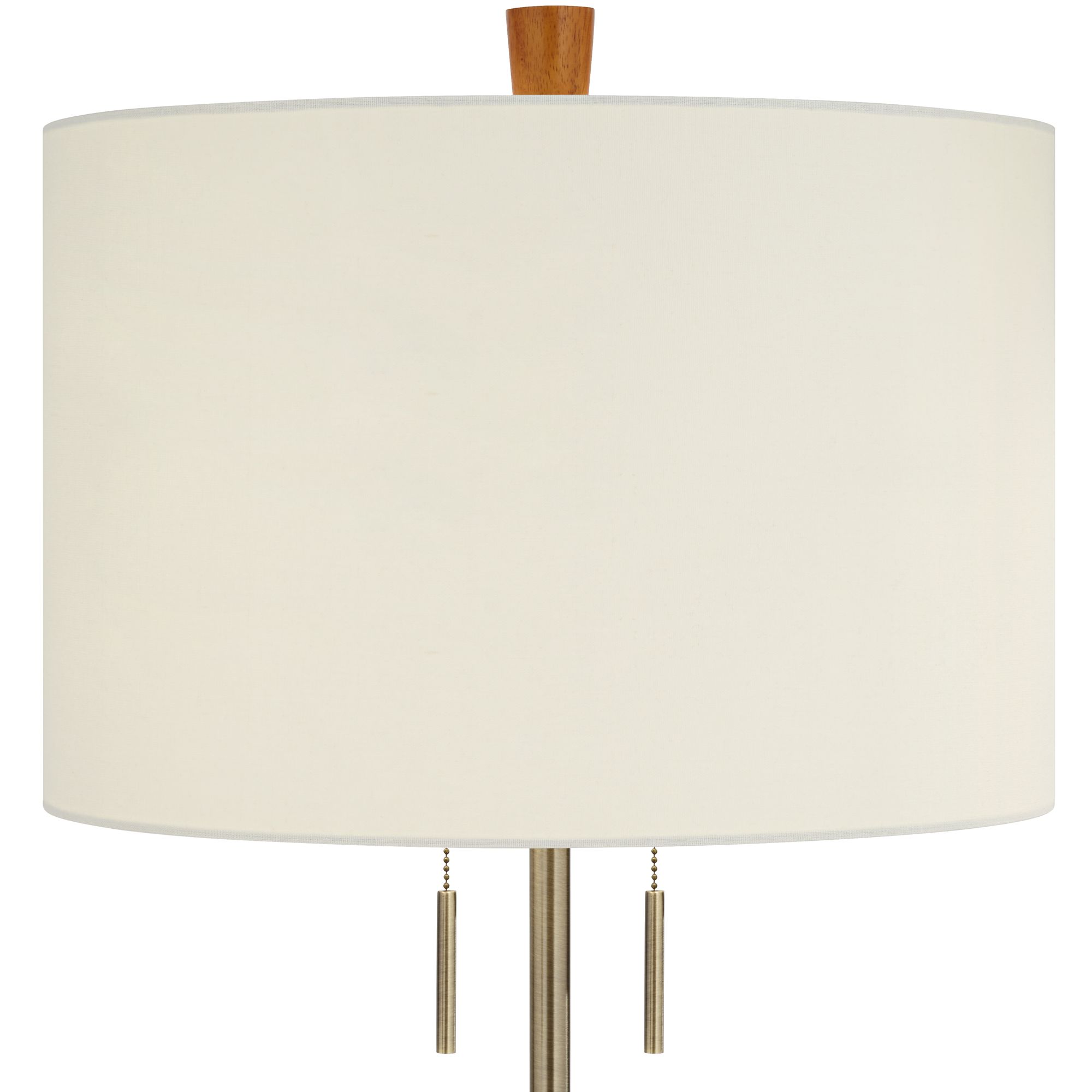 Vanguard MidCentury Modern Glass Tray Table Floor Lamp 5D489