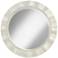 Vanilla Metallic 32" Round Brezza Wall Mirror