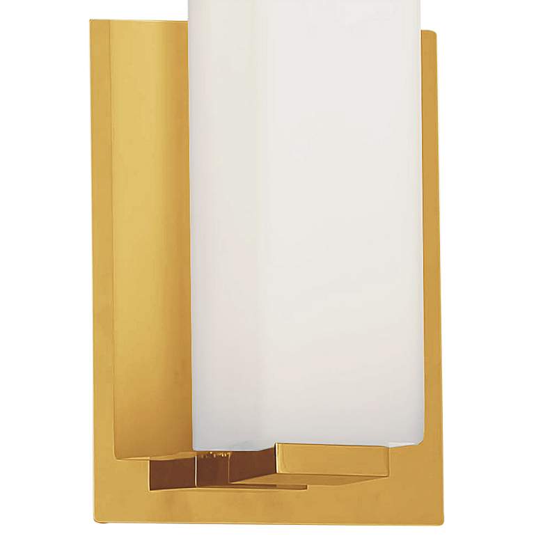 Image 3 Vanity 10 1/2 inch High Aged Brass LED Bath Light more views
