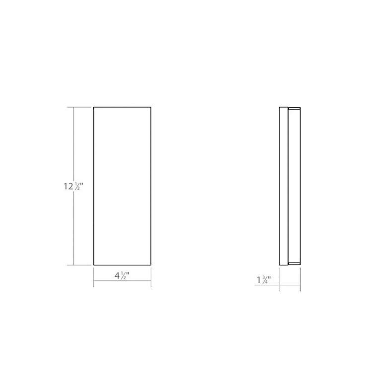 Image 7 Vanity™ 12 1/2"H Polished Chrome LED Wall Sconce more views