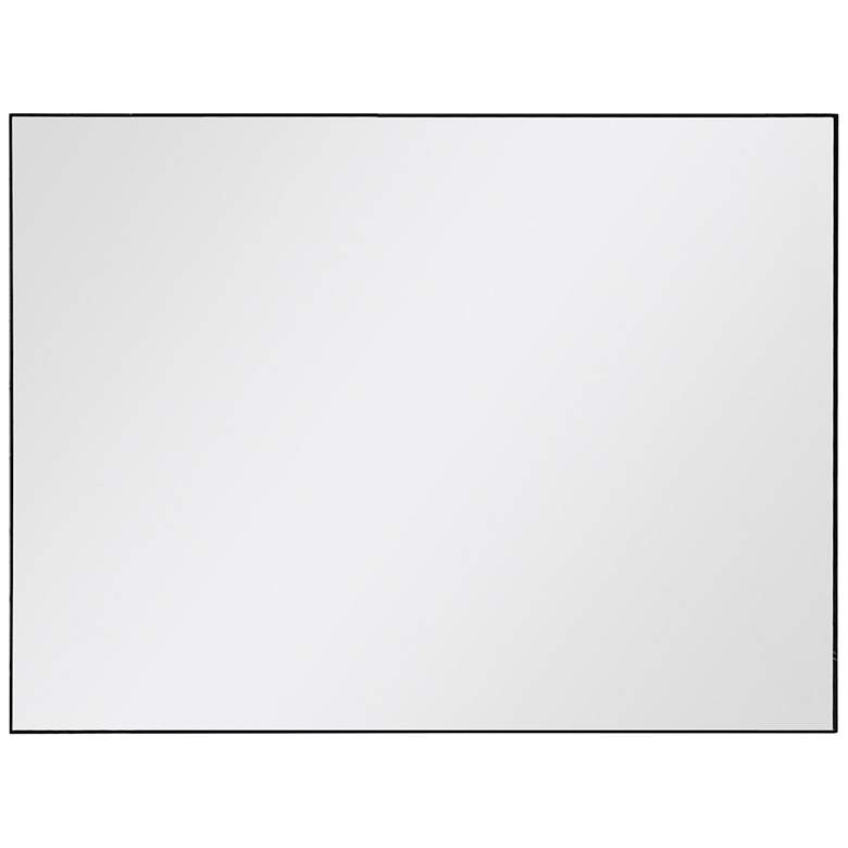 Image 2 Vanta XL Matte Black 39 1/2" x 29 1/2" Framed Wall Mirror