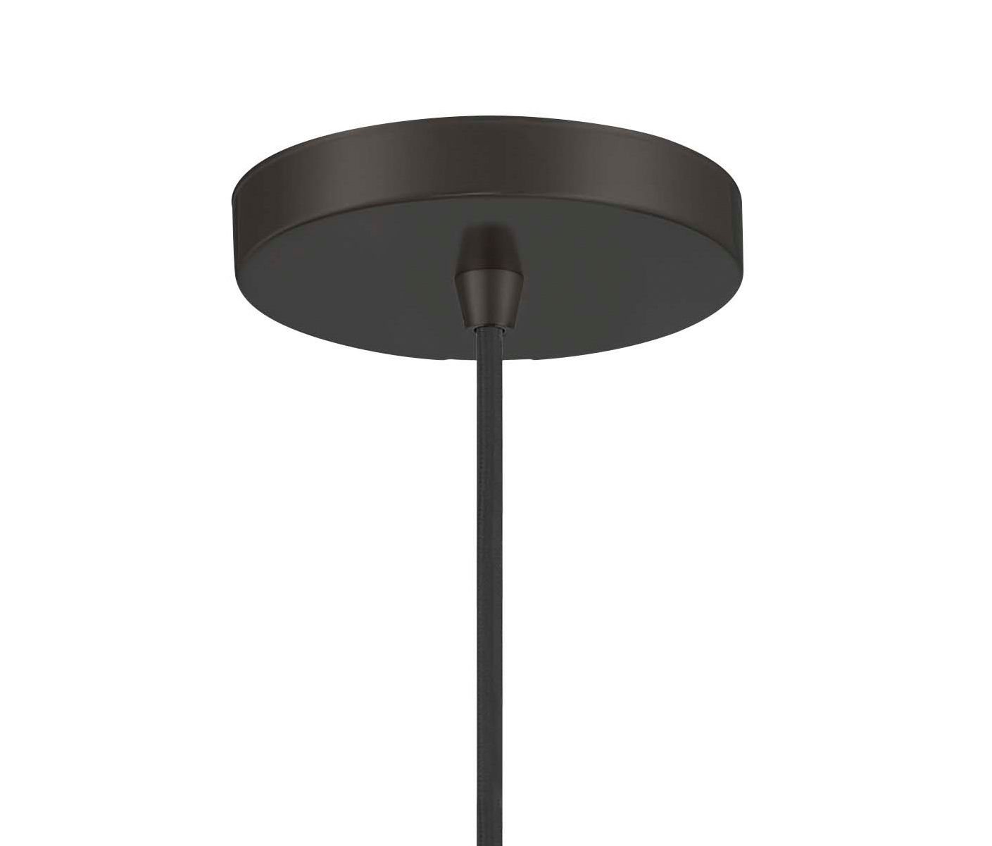 Thumbnail3 of Vantage 1-Light Black Pendant with Black Metal Shade more views