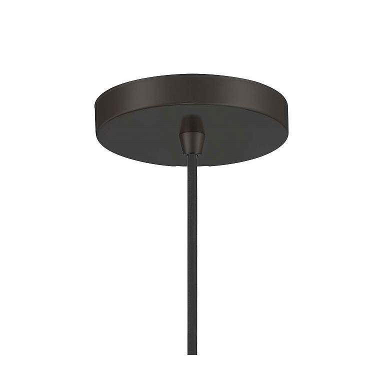 Image 3 Vantage 1-Light Black Pendant with Black Metal Shade more views