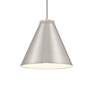 Thumbnail4 of Vantage 1-Light Brushed Nickel Pendant with Brushed Nickel Metal Shade more views