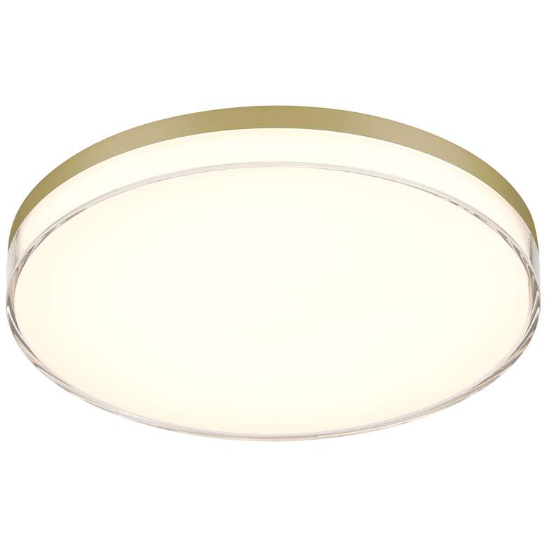 Image 1 Vantage  1-Light LED Ashen Brass  Flush Mount