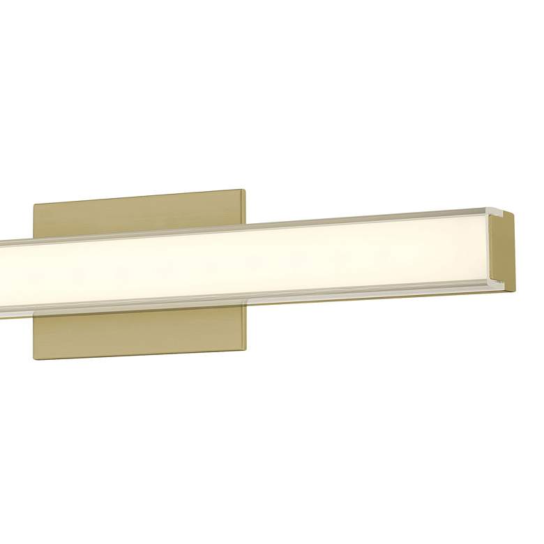 Image 2 Vantage 1-Light LED Ashen Brass Vanity Light more views