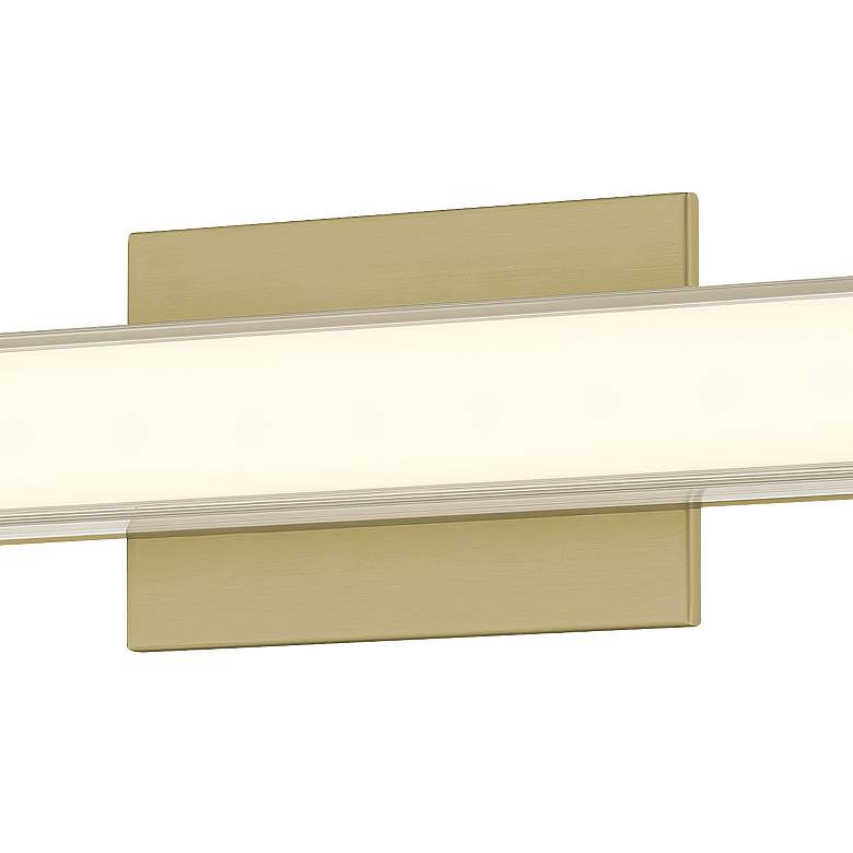 Image 3 Vantage 1-Light LED Ashen Brass Vanity Light more views