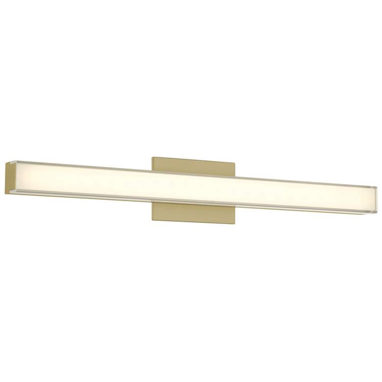 Image 1 Vantage 1-Light LED Ashen Brass Vanity Light