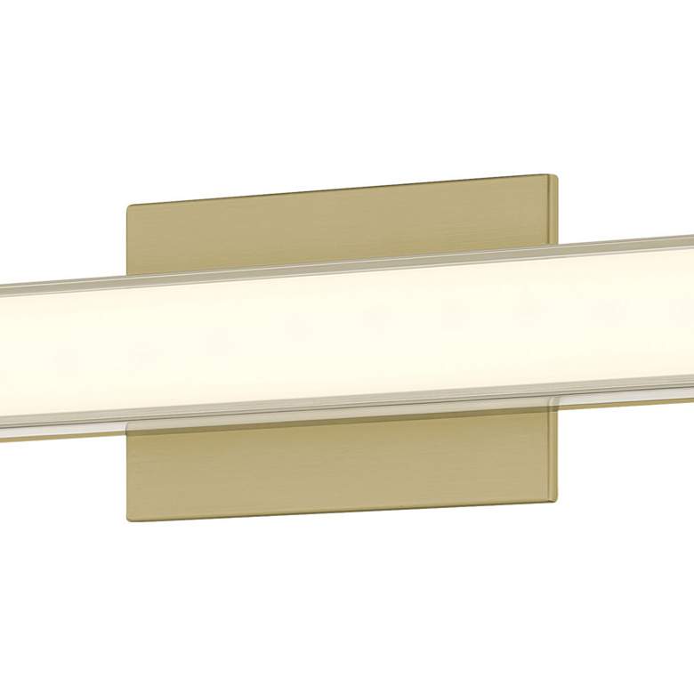 Image 3 Vantage 1-Light LED Ashen Brass Vanity Light more views
