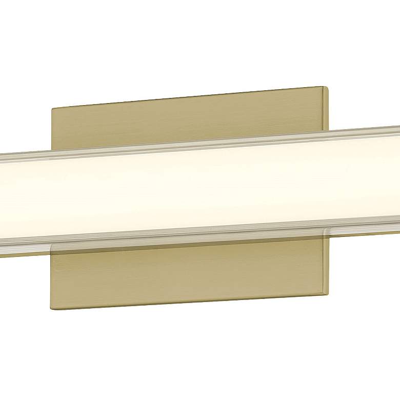 Image 3 Vantage 1-Light LED Ashen Brass Vanity Light more views