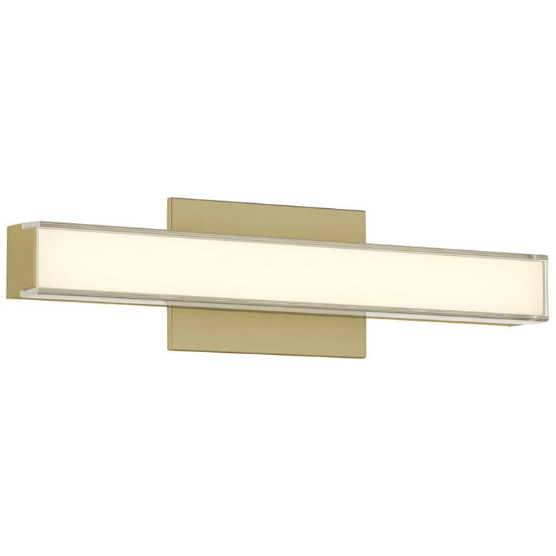 Image 1 Vantage 1-Light LED Ashen Brass Vanity Light