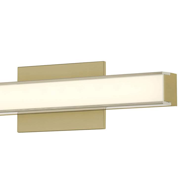 Image 5 Vantage 1-Light LED Ashen Brass Vanity Light more views