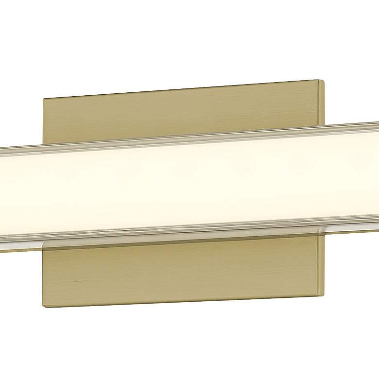 Image 7 Vantage 1-Light LED Ashen Brass Vanity Light more views