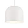4_Vantage  1-Light White Pendant with White Metal Shade more views