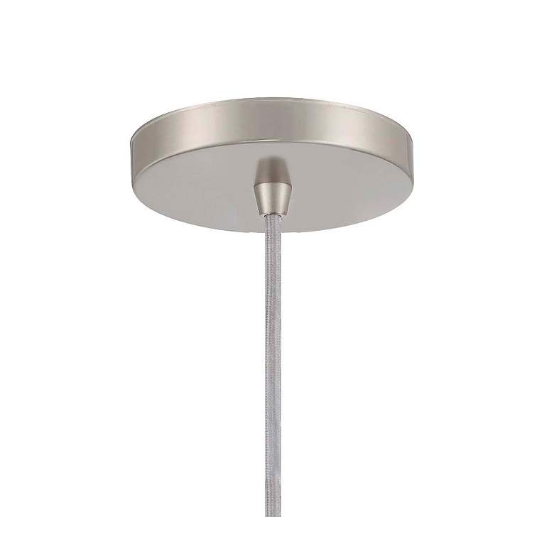 Image 3 Vantage 15 1/2" Wide Brushed Nickel Dome Pendant Light more views