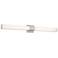 Vantage 36" Wide Brushed Nickel 2-Light LED Bath Light