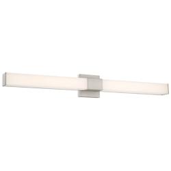 Vantage 36" Wide Brushed Nickel 2-Light LED Bath Light