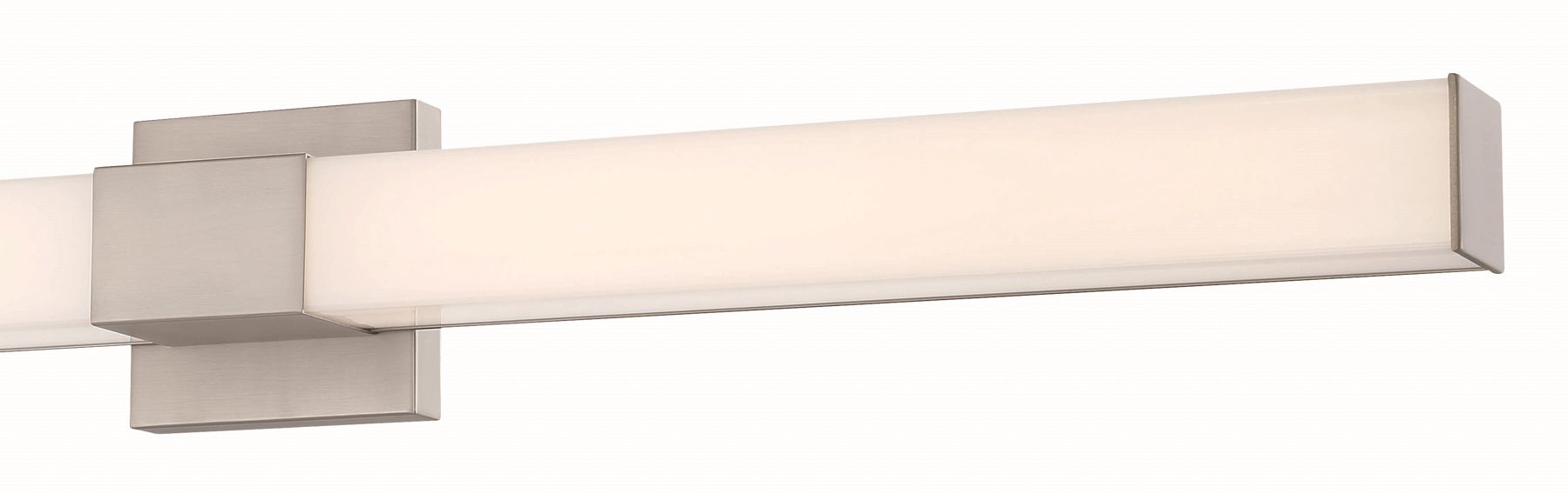 Image 2 Vantage 36" Wide Brushed Nickel 2-Light LED Bath Light more views