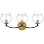 2_Vantage Kearney Park 3-Light Black and Soft Brass Vanity Light more views