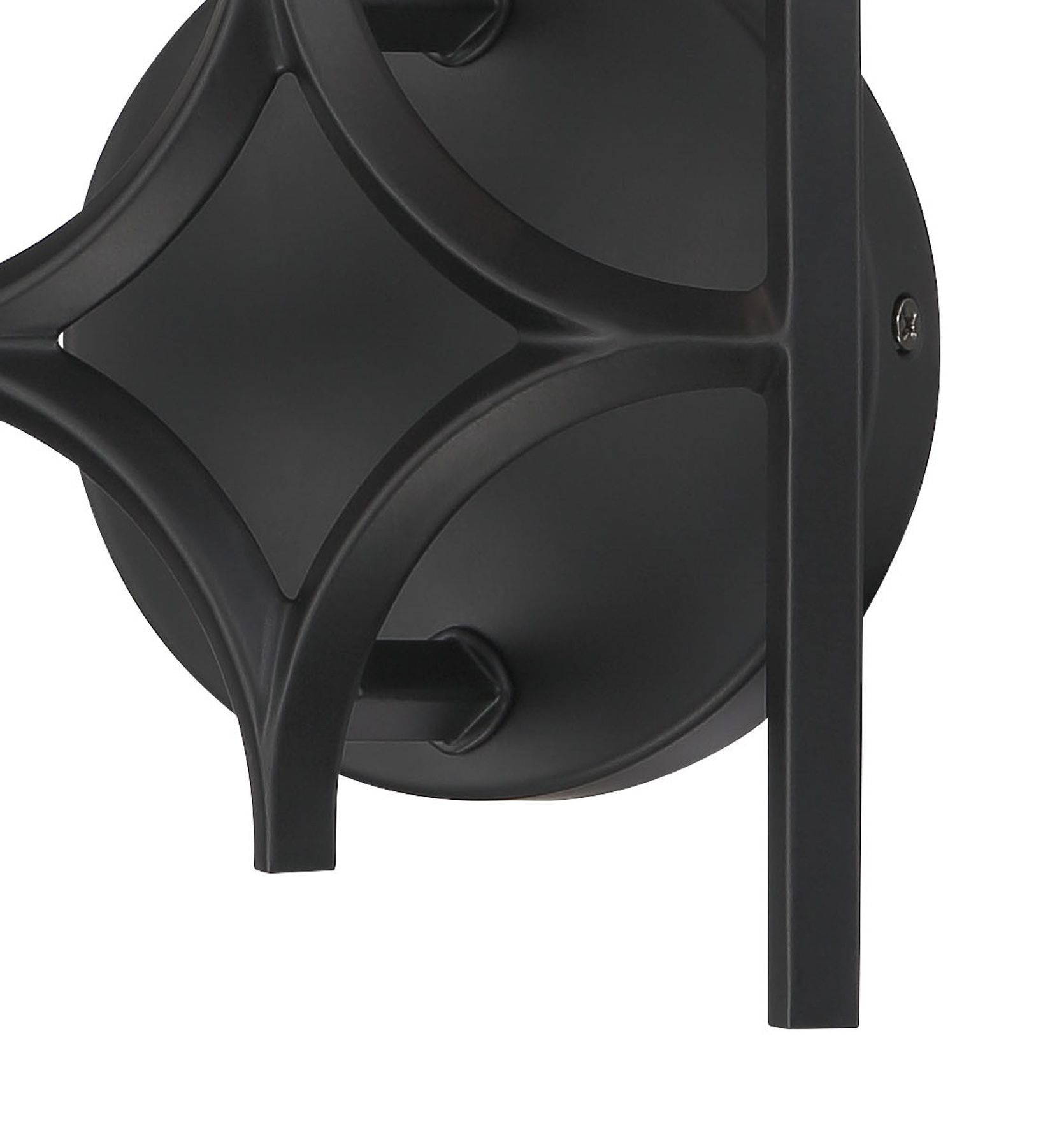 Image 6 Vantage Muncie 2-Light Black Wall Sconce more views