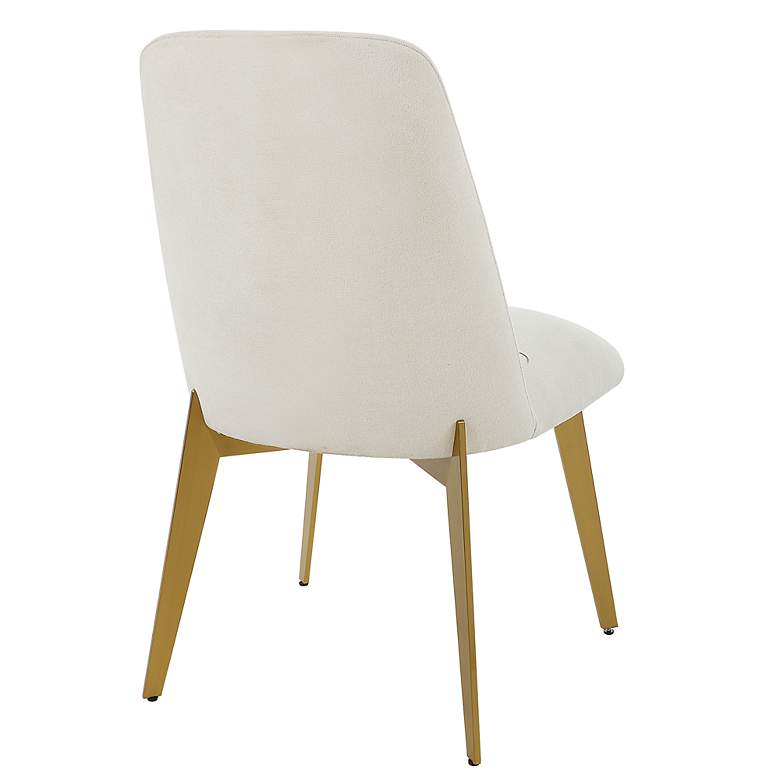 Image 5 Vantage Off White Fabric Dining Chair more views