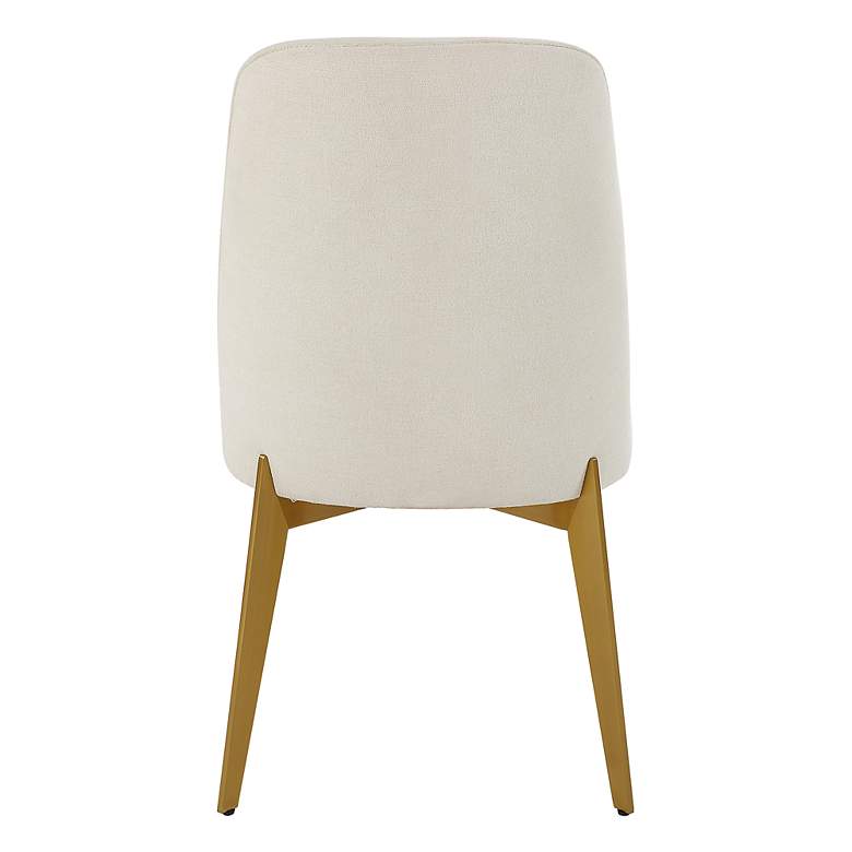 Image 6 Vantage Off White Fabric Dining Chair more views