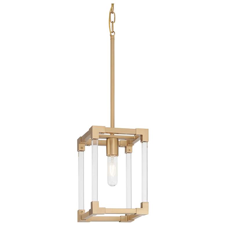 Image 2 Vantage Oro District 1-Light Soft Brass Mini Pendant more views
