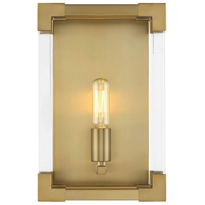 Image 2 Vantage Oro District 1-Light Soft Brass Wall Sconce more views