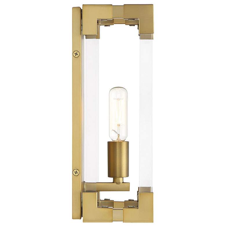 Image 4 Vantage Oro District 1-Light Soft Brass Wall Sconce more views