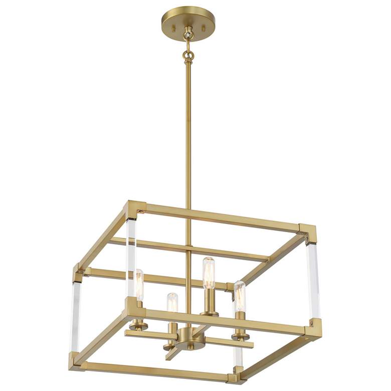 Image 5 Vantage Oro District 4-Light Soft Brass Pendant more views