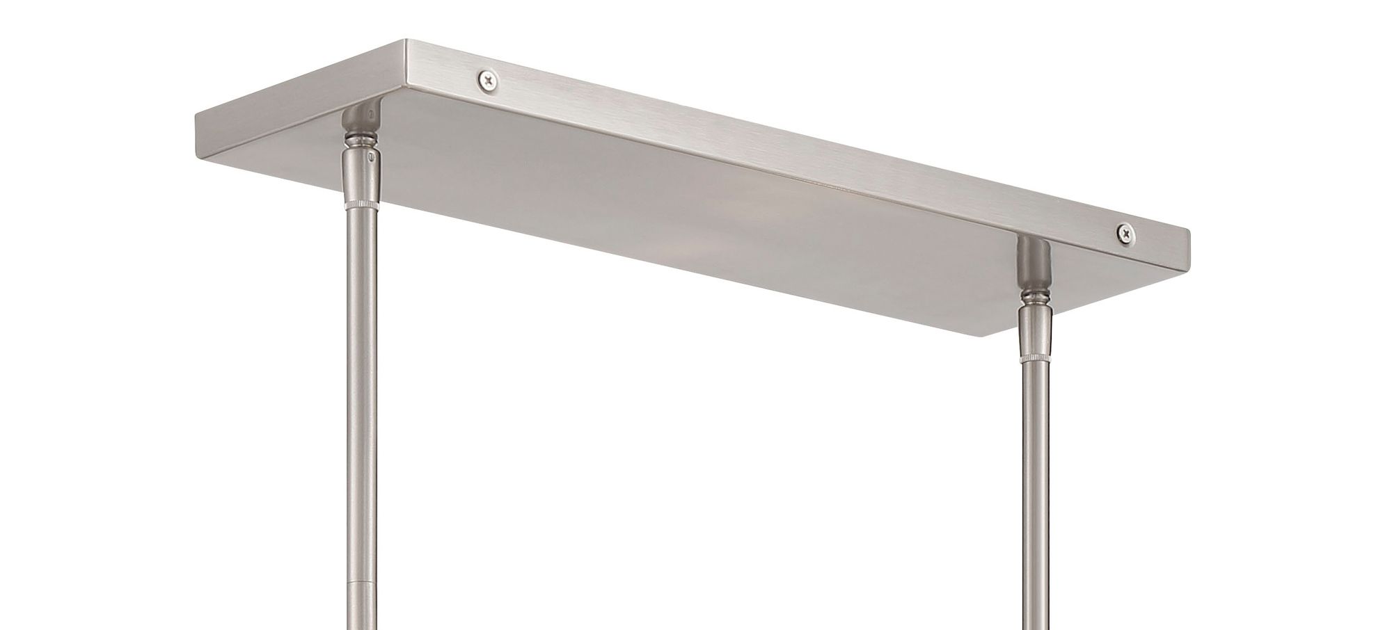 Image 3 Vantage Parsons Studio 3-Light Brushed Nickel Island Chandelier more views