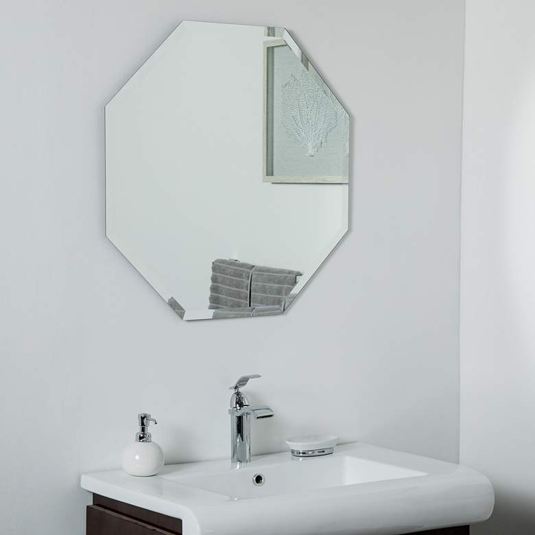 Image 1 Vantall 27 1/2" x 27 1/2" Octagon Frameless Wall Mirror