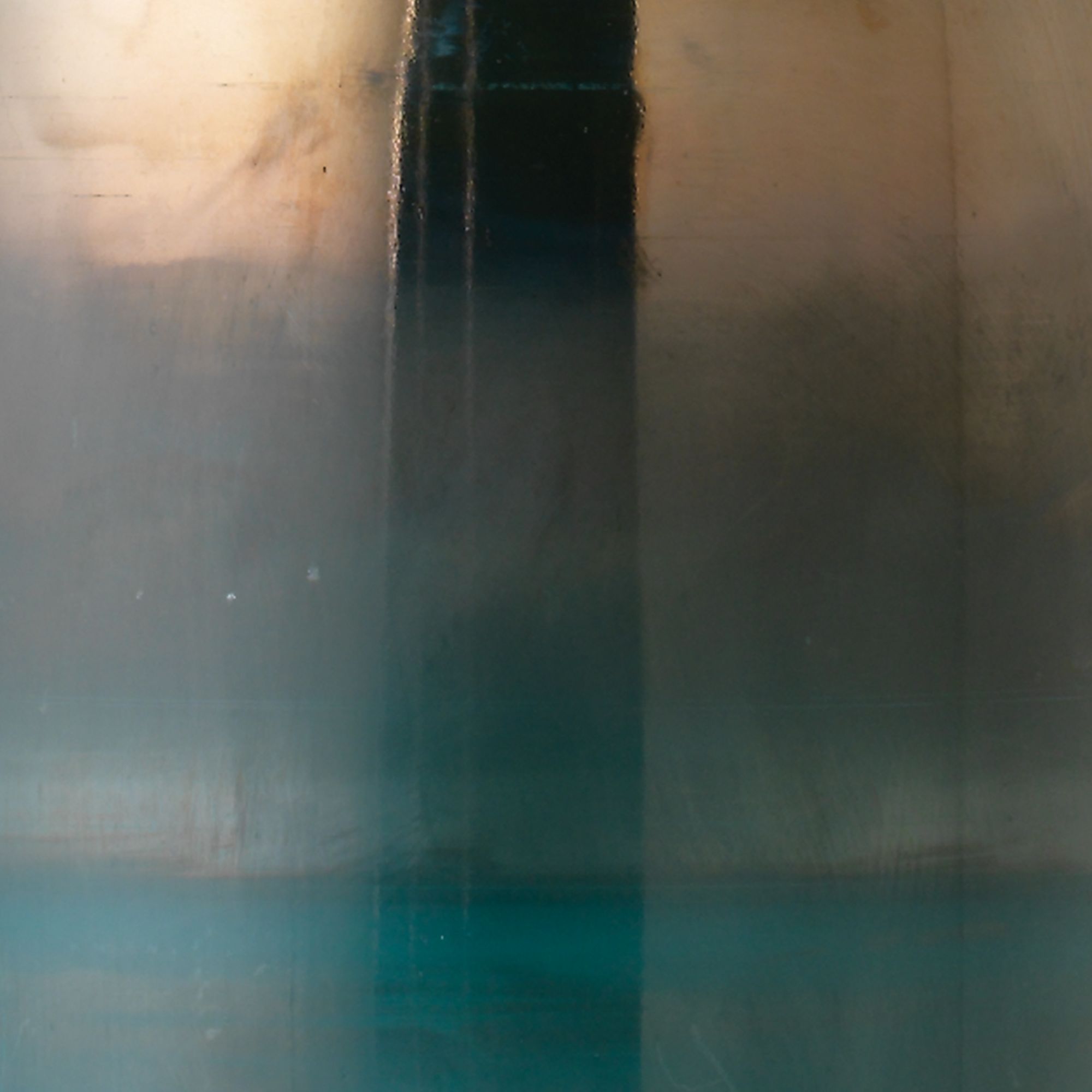 Image 5 Vapor 8 1/2" Wide Aqua Metallic Glass Medium Mini Pendant  more views