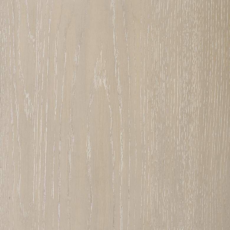 Image 7 Varaluz 17" Wide Hutton Ashe Blonde Oak/Ecru Ottoman more views