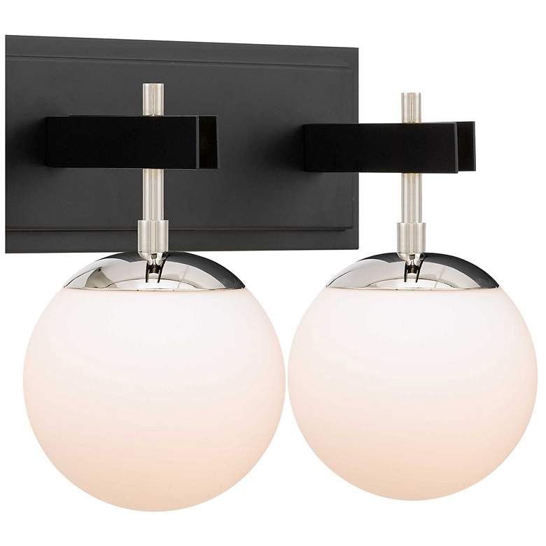 Image 5 Varaluz Allie 30 1/4"W Black and Nickel 4-Light Bath Light more views