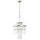 Varaluz Amelia 26 1/4" Wide Silverado and Crystal Chandelier