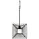 Varaluz Arcade 10" Wide Carbon Square Mini Pendant