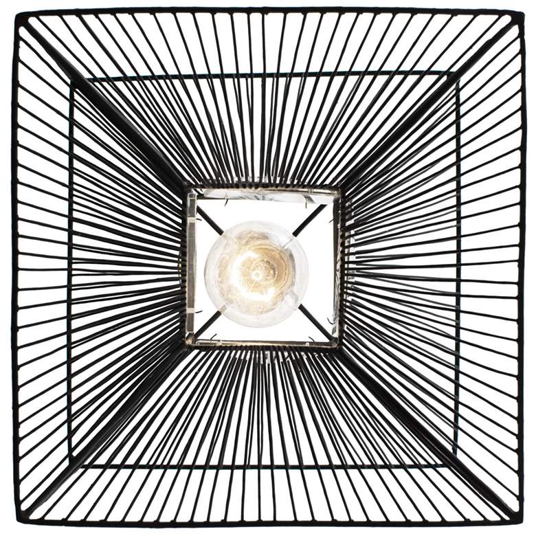 Image 6 Varaluz Arcade 10" Wide Carbon Square Mini Pendant more views