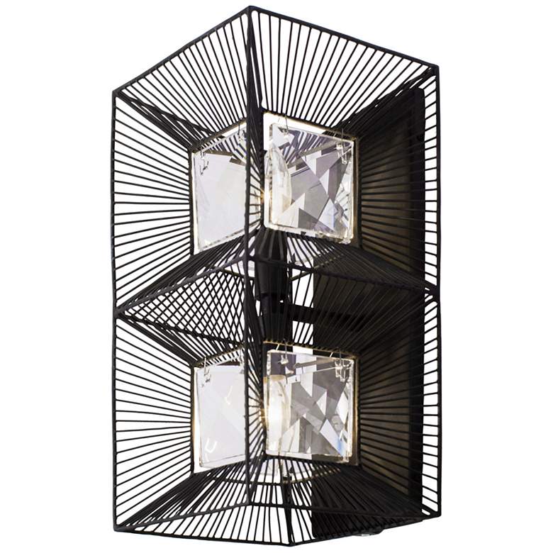 Image 2 Varaluz Arcade 14" High Carbon 2-Light Wall Sconce more views