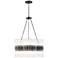 Varaluz Astrid 20" Wide New Bronze and Crystal Chandelier