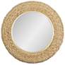 1_Varaluz Athena Natural Seagrass 30 1/4" Round Wall Mirror