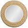 Varaluz Athena Natural Seagrass 30 1/4" Round Wall Mirror