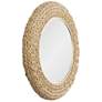 2_Varaluz Athena Natural Seagrass 30 1/4" Round Wall Mirror more views