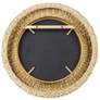 3_Varaluz Athena Natural Seagrass 30 1/4" Round Wall Mirror more views