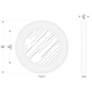 5_Varaluz Athena Natural Seagrass 30 1/4" Round Wall Mirror more views