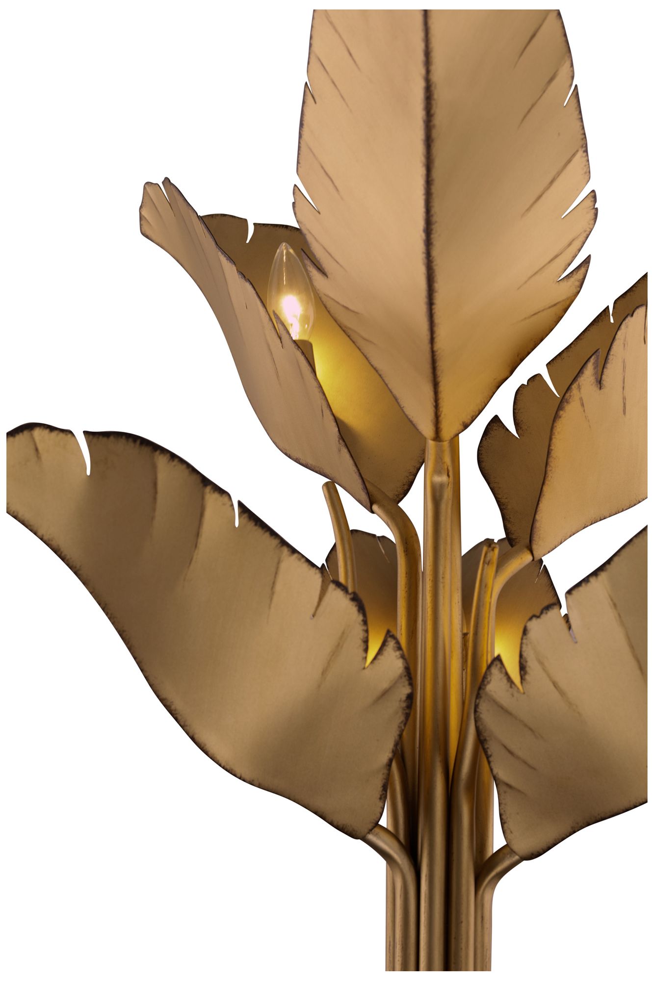 Image 6 Varaluz Banana Leaf 25" Wide Gold Metal Chandelier more views